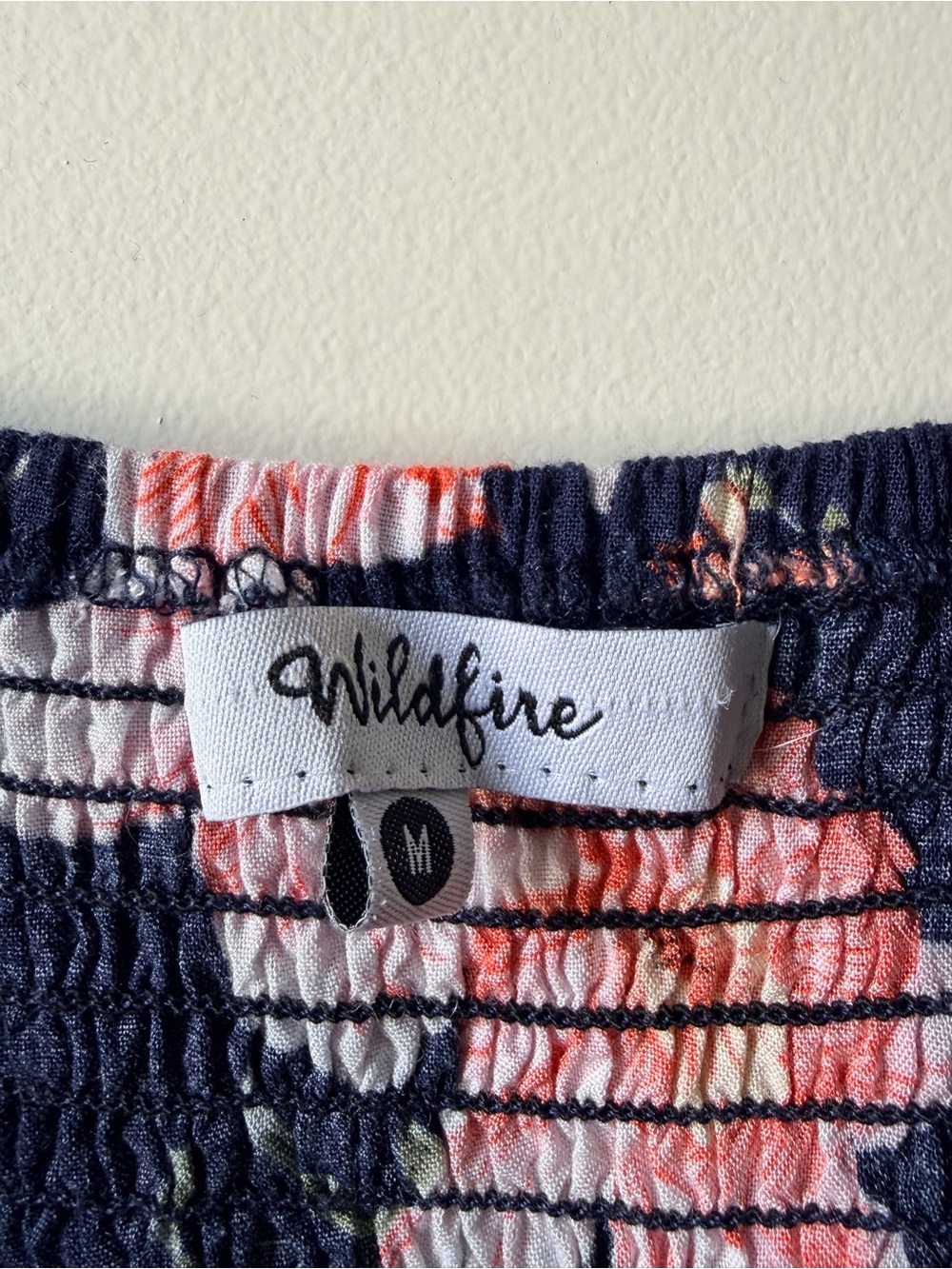 Wildfire Navy Floral Tie-Front Sundress - Picture 5 of 5